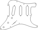 Epiphone® 91 S-300 Style Pick Guard - Click Image to Close